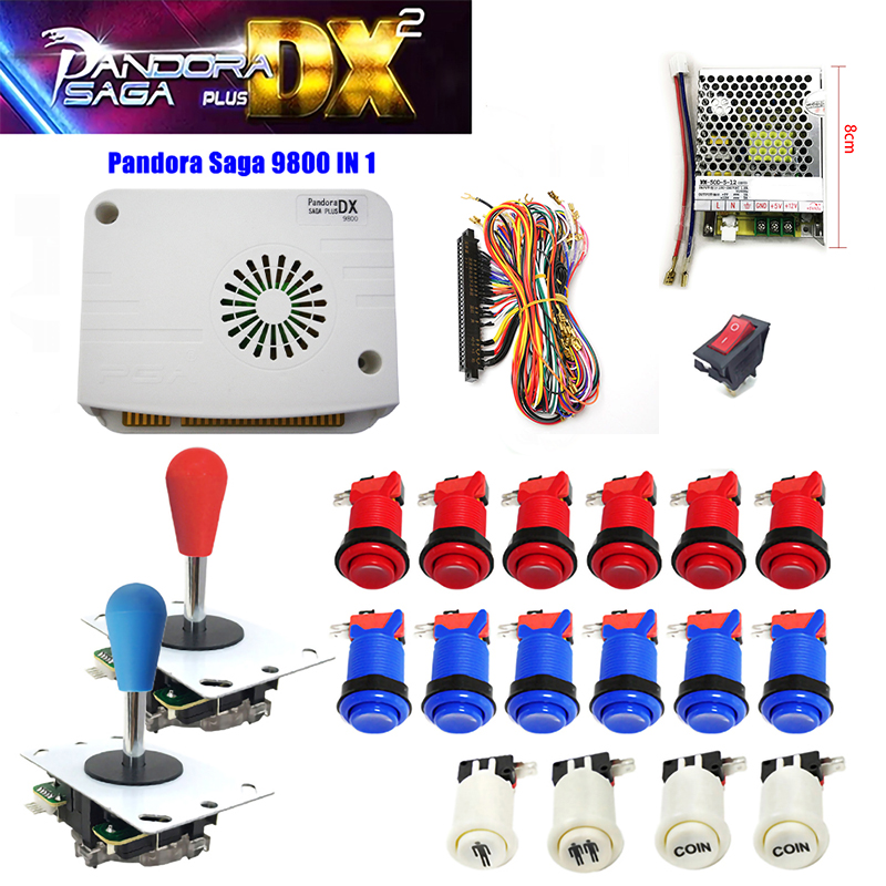 Trackball Controller Arcade - アーケード9800 in 1 パンドラサーガボックスDX2プラス ジャマDIYキット 5ピンジョイスティック