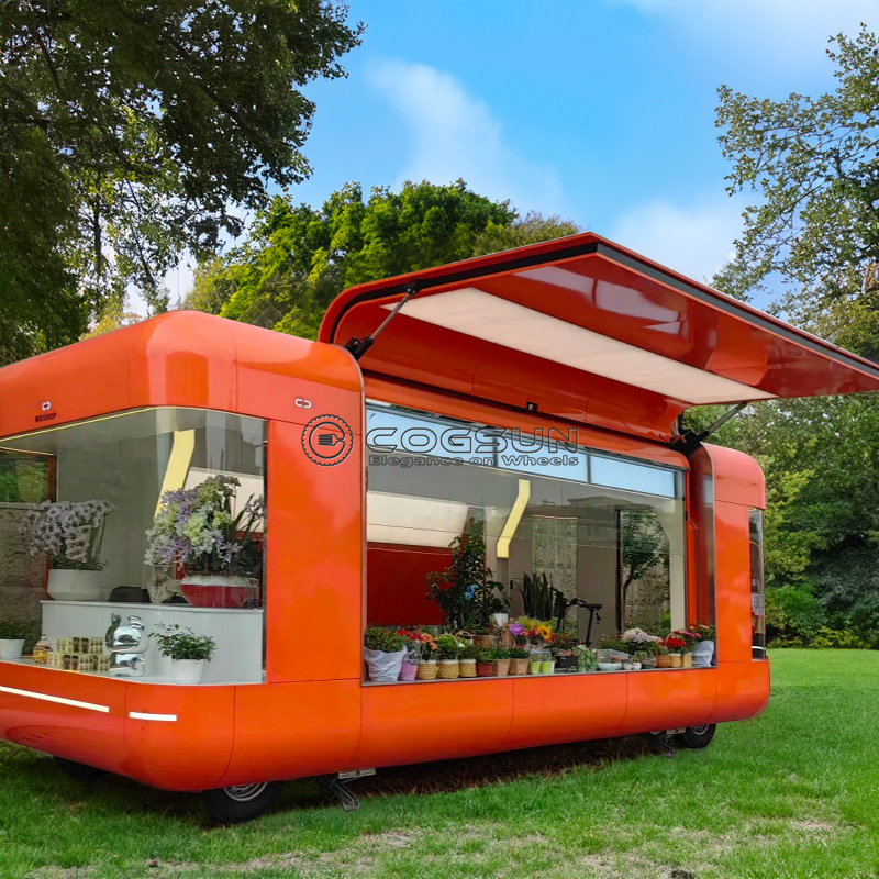 Hot Dog Vending Cart - 屋台移動販売車 ピザバン アイスクリーム タピオカコーヒー ケータリングカート ホットドッグ