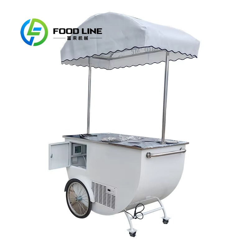 カスタマイズ可能な商業用モバイル販売カート、屋外スナックトロ - Hot Dog Vending Cart のレビューと価格