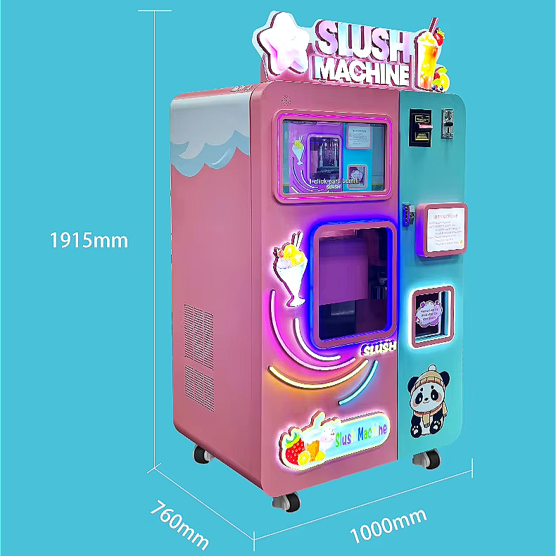 スラッシュアイス自動販売機、フローズンドリンクメーカー、スム - Slushie Machine Vending のレビューと価格