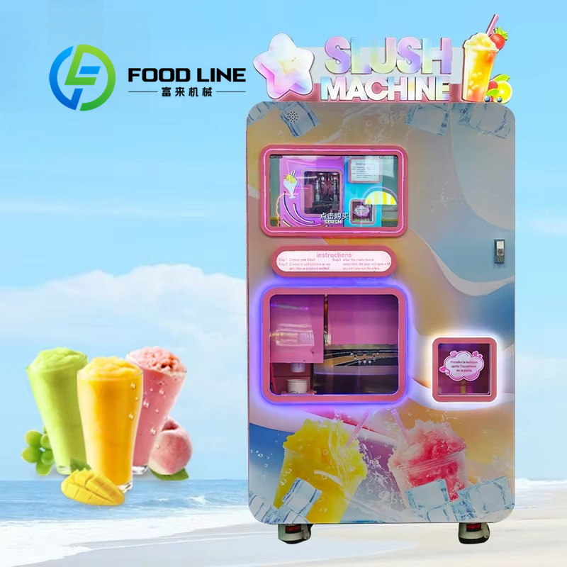 調整可能なスラッシー自動販売機、柔軟なシロップ水混合比率設定 - Slushie Machine Vending のレビューと価格