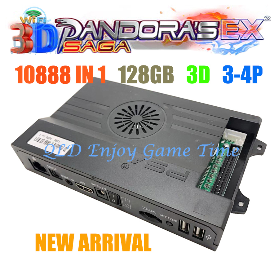 128GB 3D Pandora Saga EX2 アーケー - Trackball Controller Arcade のレビューと価格