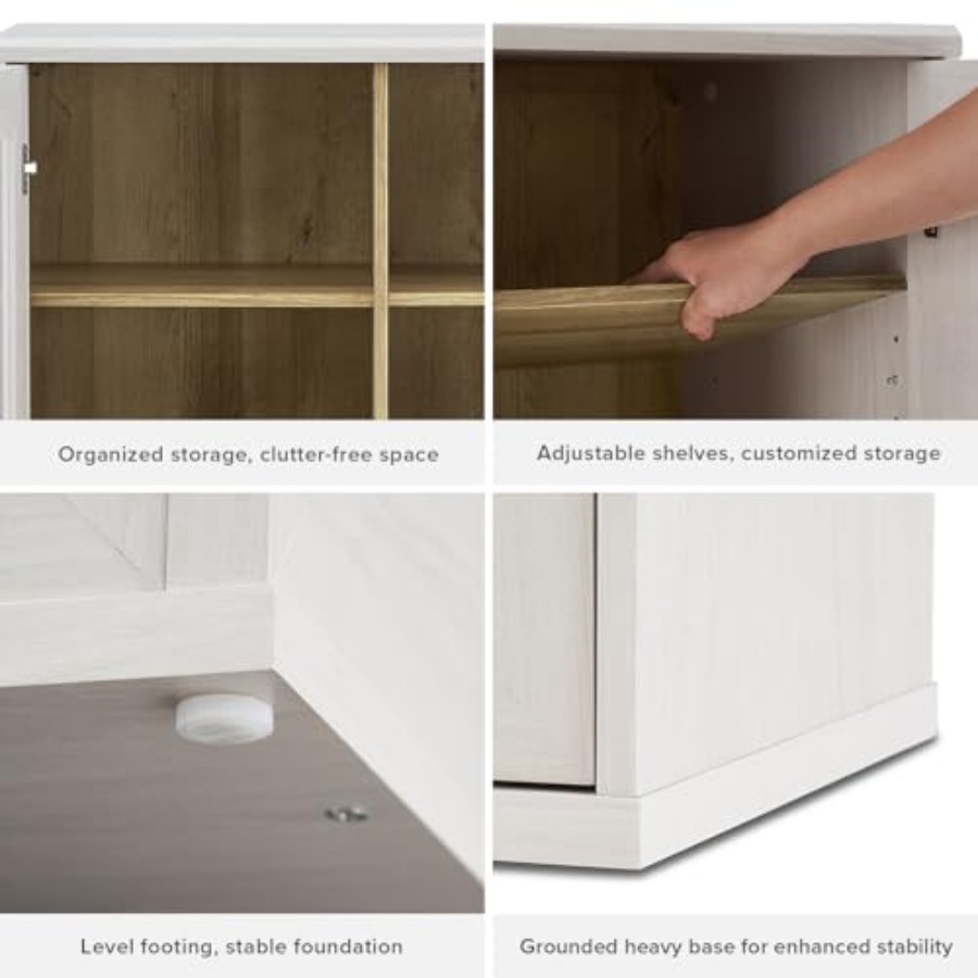 キッチン、コーヒーバー、パントリー、リビングルーム用の小型モ - Glass Cabinet Display のレビューと価格