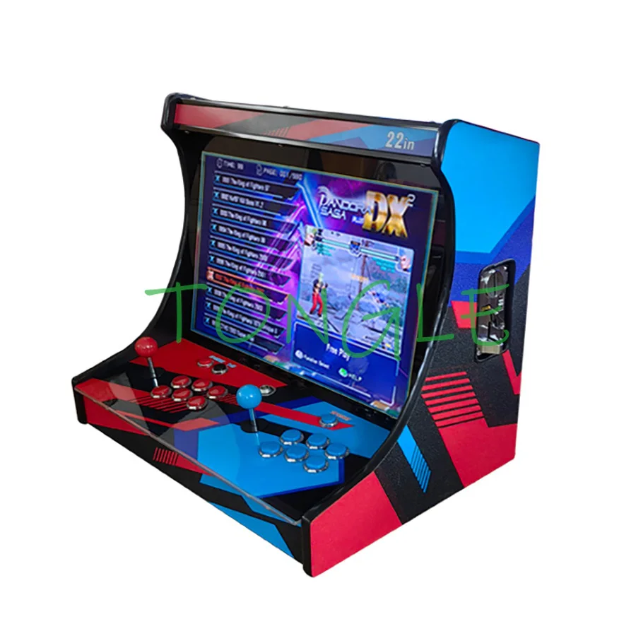 2人用アーケードビデオゲームコンソール、22インチLCDバー - Trackball Controller Arcade のレビューと価格