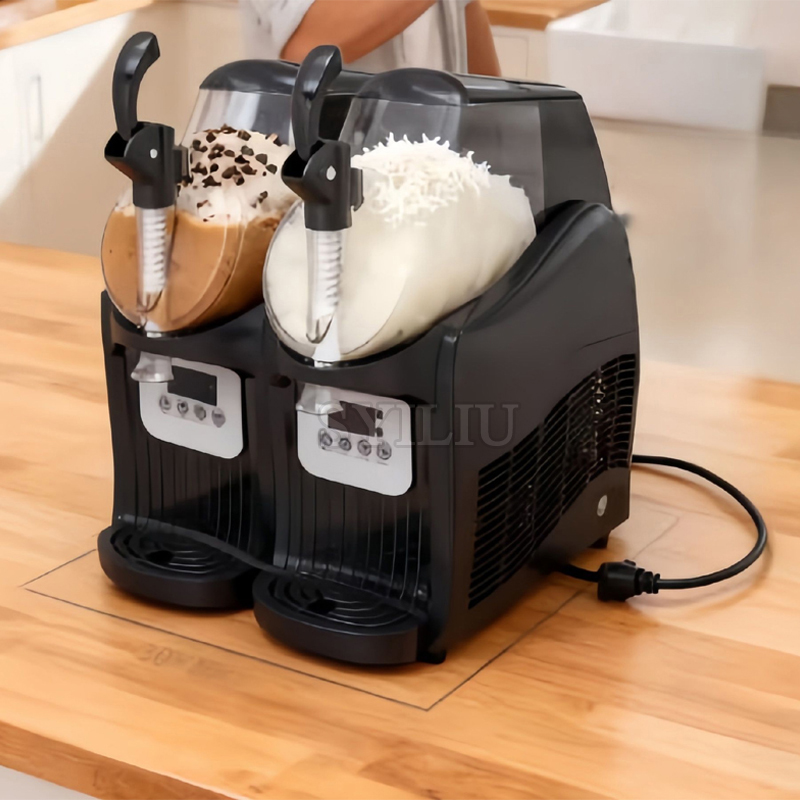 スラッシュマシン、4Lダブルシリンダー式スラッシュドリンクメ - Slushie Machine Vending のレビューと価格