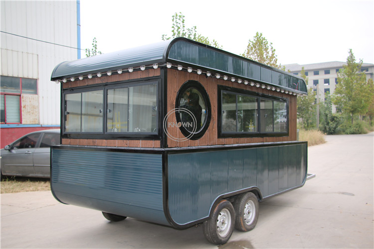 長いモバイルストリートフードトレーラー、ホットドッグトラック - Hot Dog Vending Cart のレビューと価格