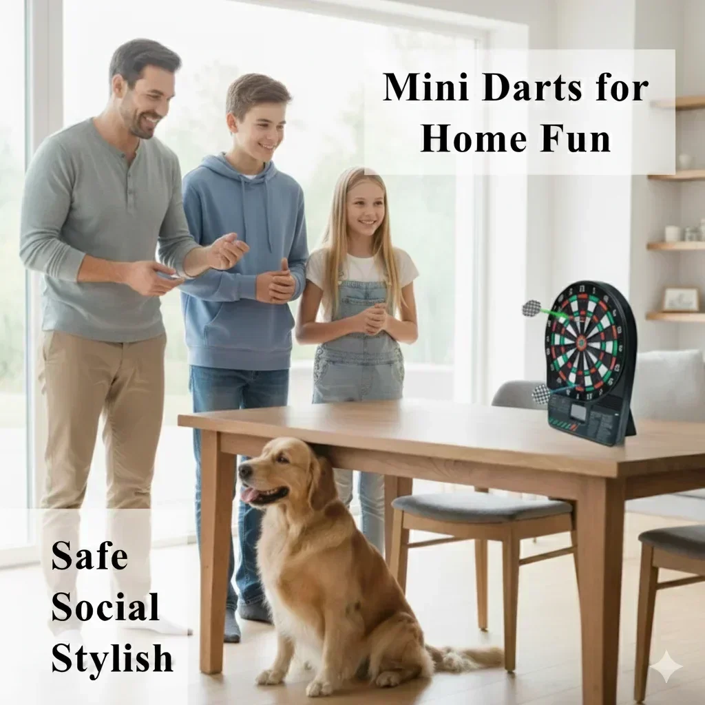 ポータブル電子ダーツボード - 壁掛け＆卓上スタンドデザイン - Electronic Dartboard Cabinet のレビューと価格
