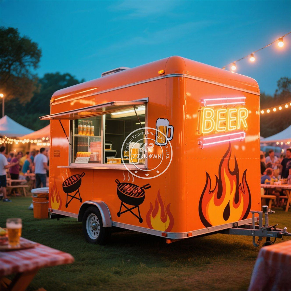 アメリカ規格のファストフードトラック、ピザ、バーベキュー、キ - Hot Dog Vending Cart のレビューと価格