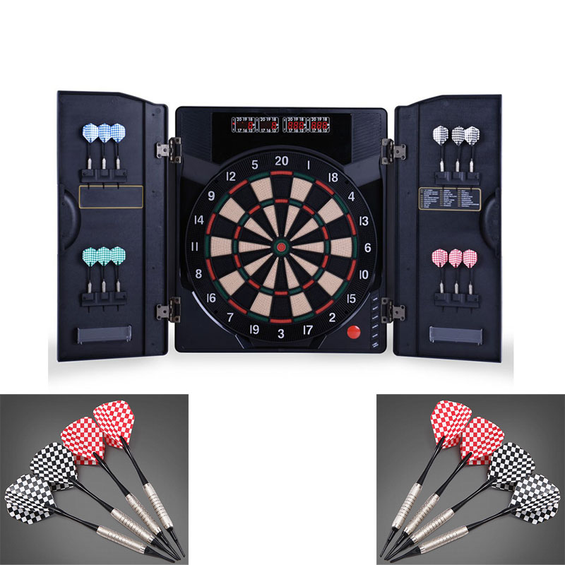 電子ダーツキャビネット自動採点電子ダーツトレイ折りたたみダー - Electronic Dartboard Cabinet のレビューと価格