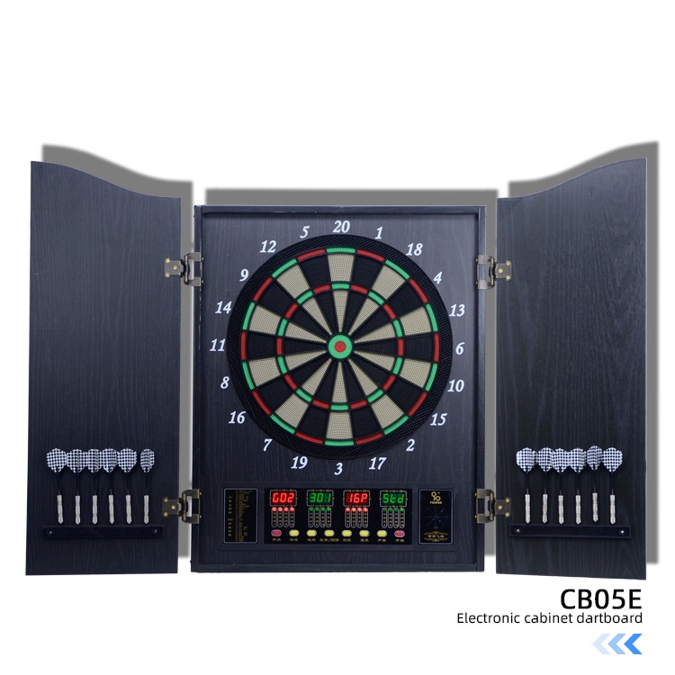 高級木製電子ダーツボードキャビネット、自動採点システム付き、 - Electronic Dartboard Cabinet のレビューと価格