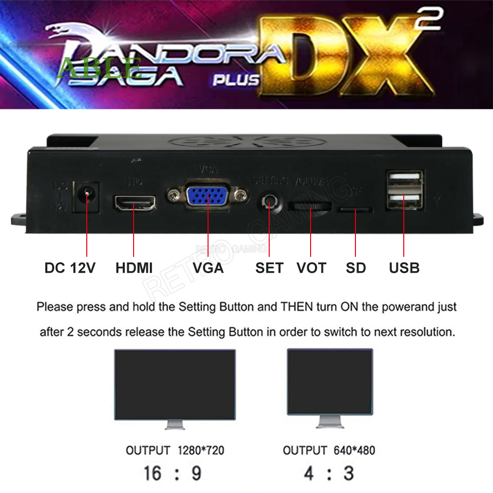 Pandora Saga-アーケードゲームコンソール,DIY - Trackball Controller Arcade のレビューと価格